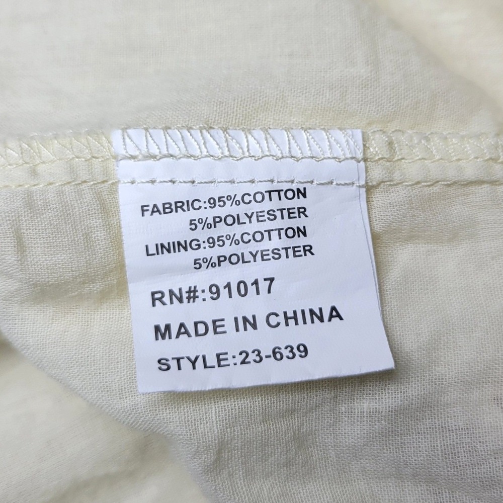 Solitaire Eyelet Tie Dye Button-Front Mini Sundre… - image 6